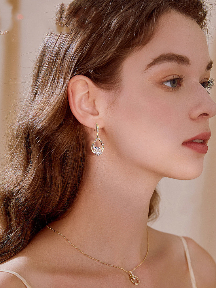 Exquisite Long Earrings for Women - High-End Niche Design
