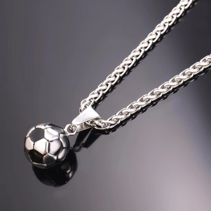 Stainless Steel World Cup Jewelry Pendant