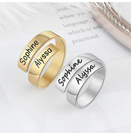 Custom silver ring