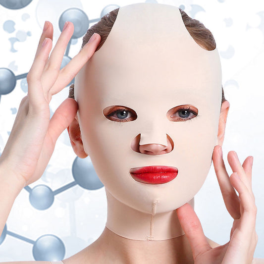 Full Face Carving Mold Beauty Skin Lifting Headgear V Face Mask
