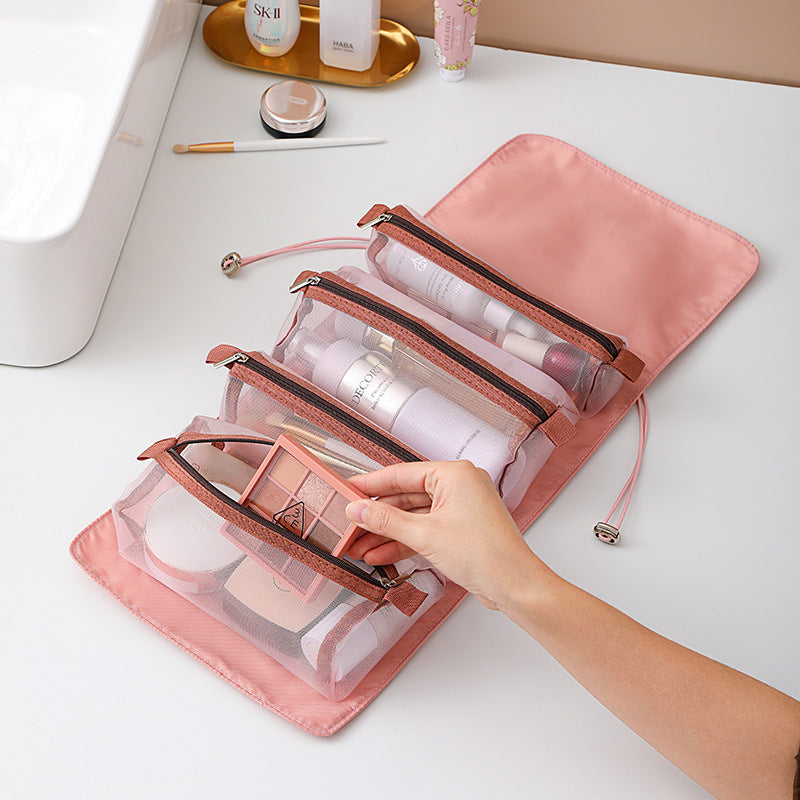 4pcs Cosmetic Bag Foldable Travel Bag
