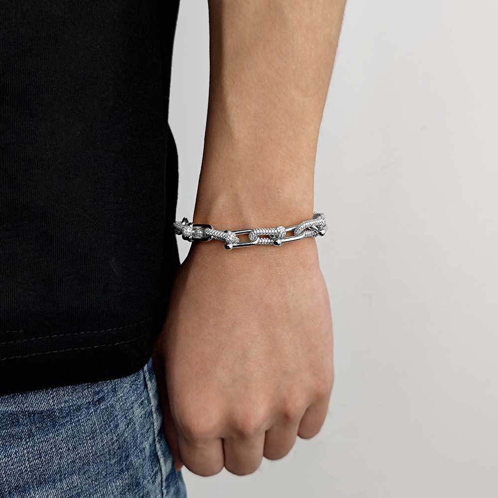 U-shaped Horseshoe Chain Personalized Texture Ins Bracelet