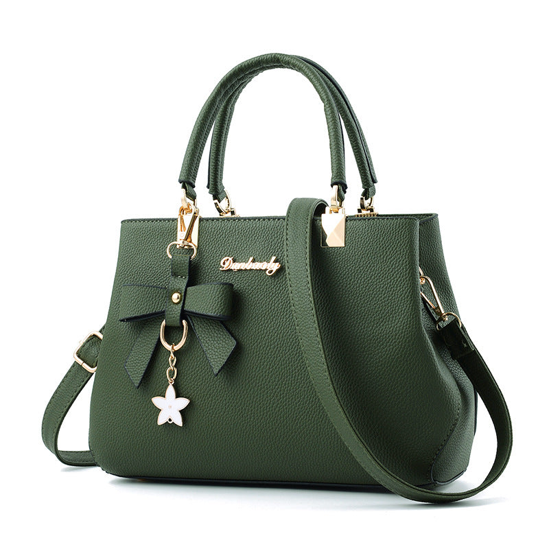 Women Shoulder Bag With Bowknot Star Pendant Totes