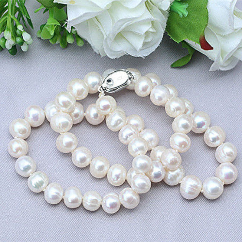 Natural Freshwater Pearl Necklace Female Clavicle Chain